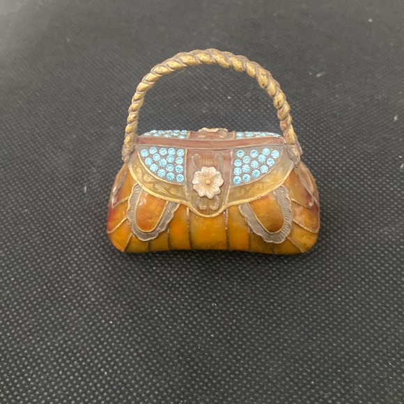Swarovski Other - Antique Purse trinket box. Beautiful collectible.